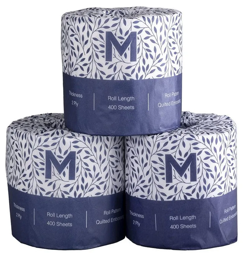 1 x ROLL M-Series Premium Virgin Toilet Paper x400s