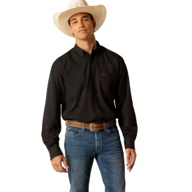 10048567 Ariat Men's 360 Airflow Classic Fit Long Sleeve Buttondown Shirt - Black