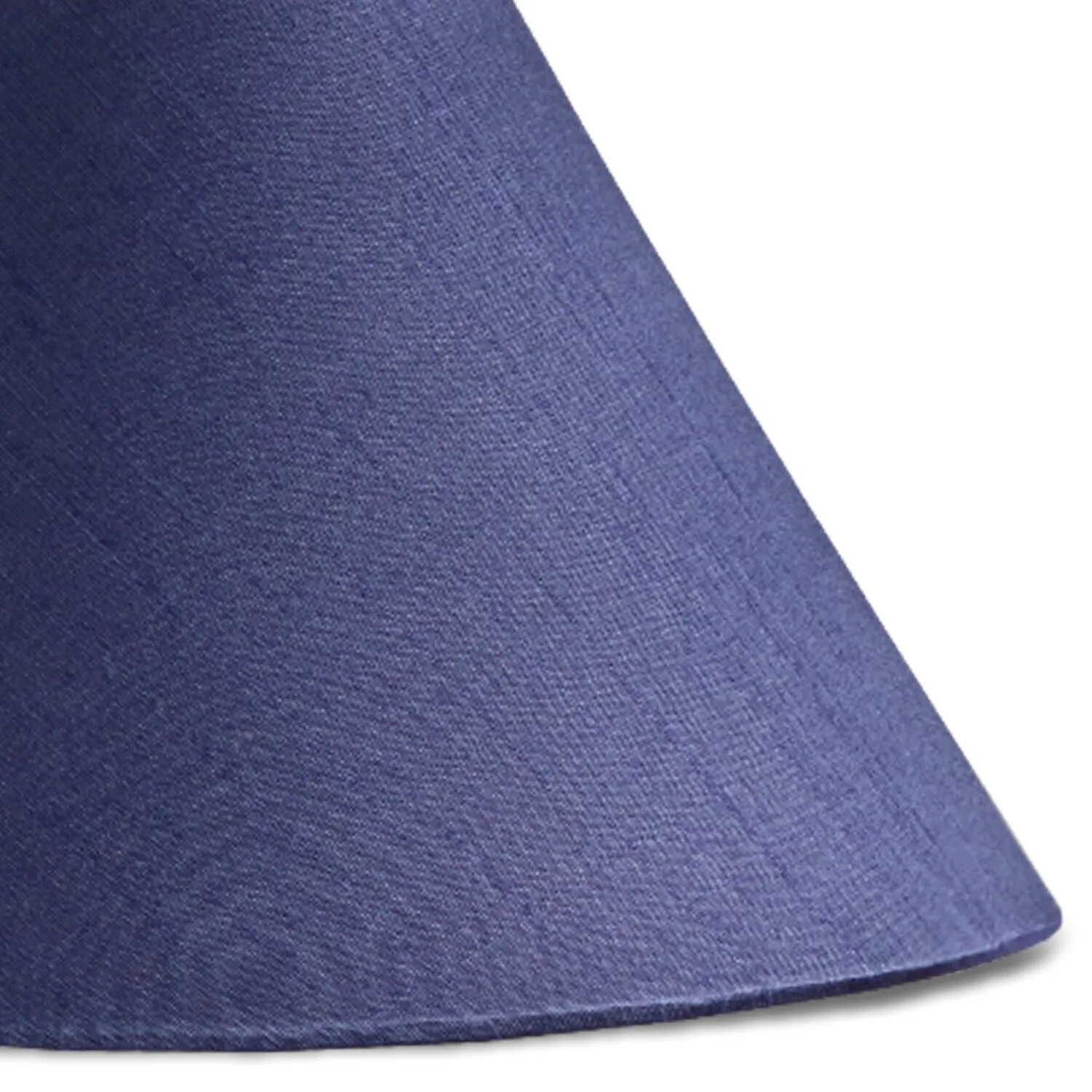 18cm cone shade in cobalt silk