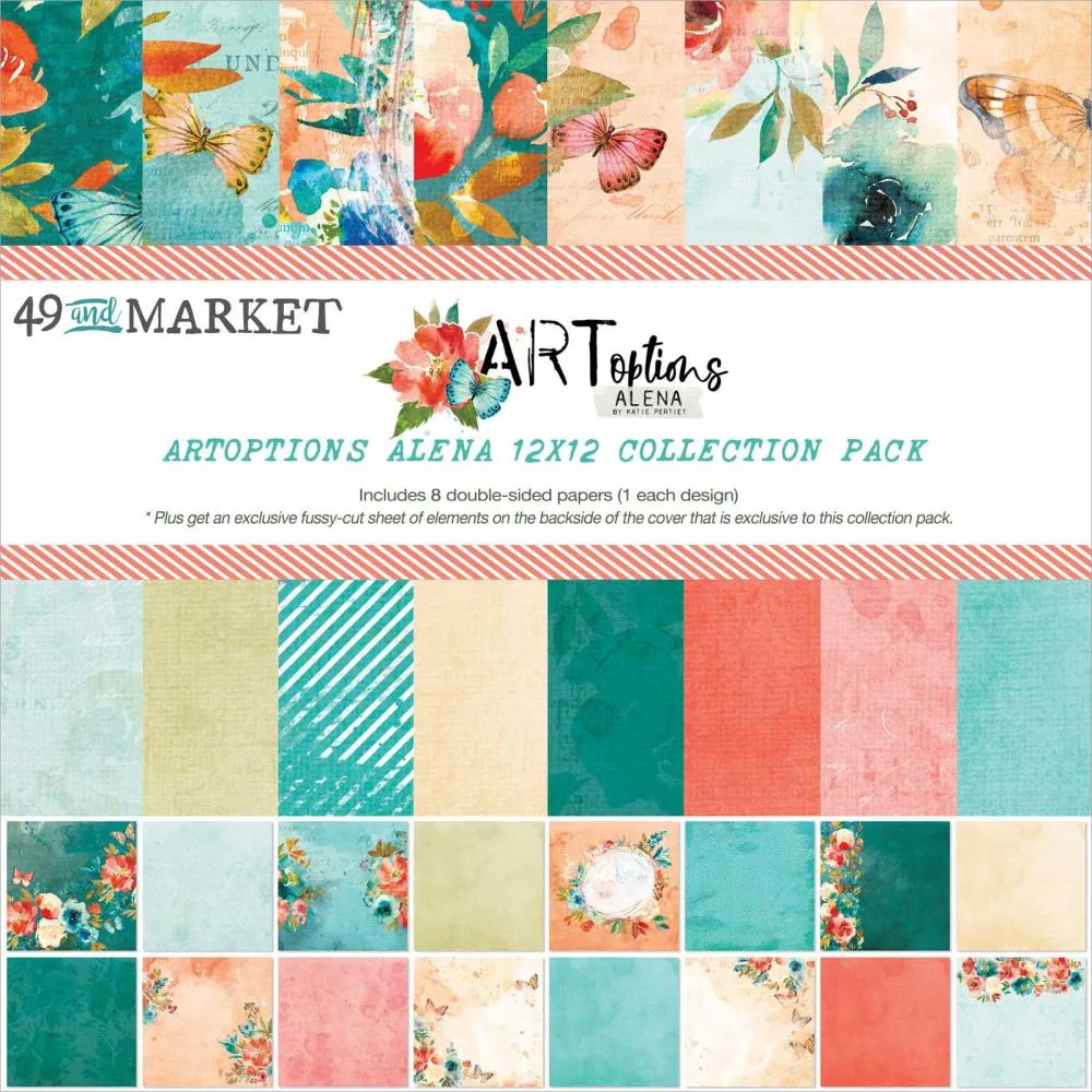 Alena 12 x 12  paper collection  by 49 and market