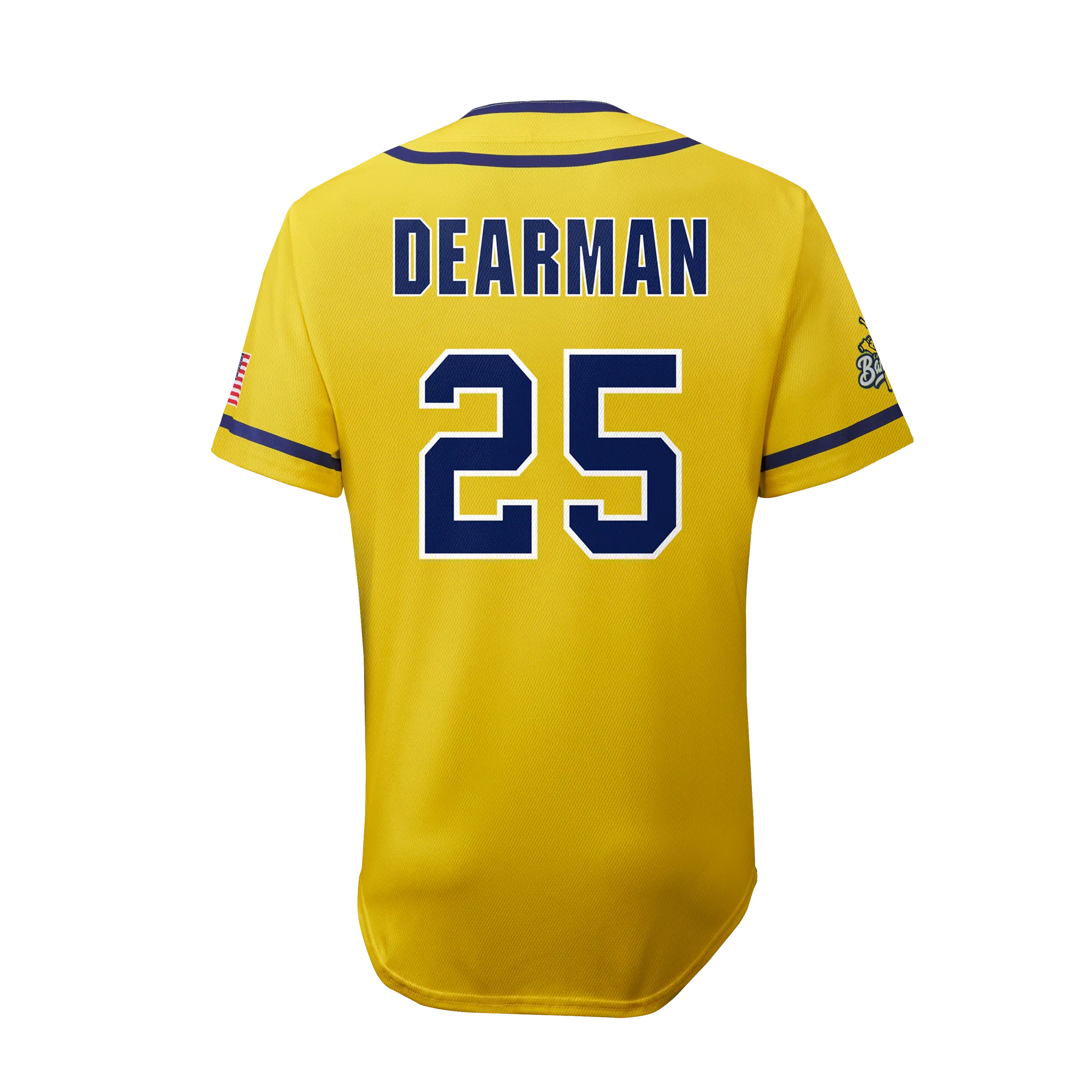 Bananas Christian Dearman #25 EvoShield Jersey - Yellow