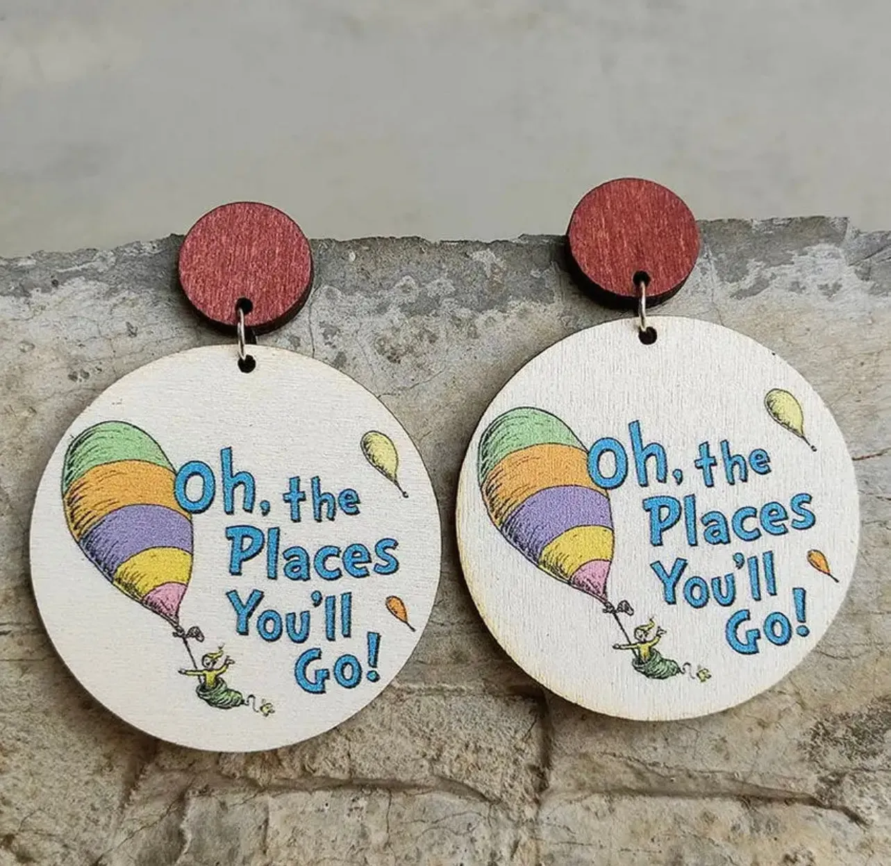 Book Character Earrings - Teacher Earrings, Elementary School, Librarian Earrings, Kindness Earrings