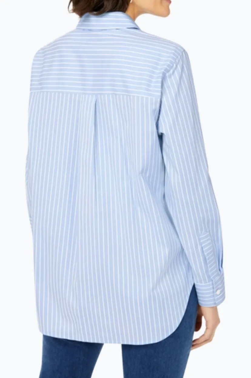 Boyfriend Non-Iron Femme Stripe Tunic