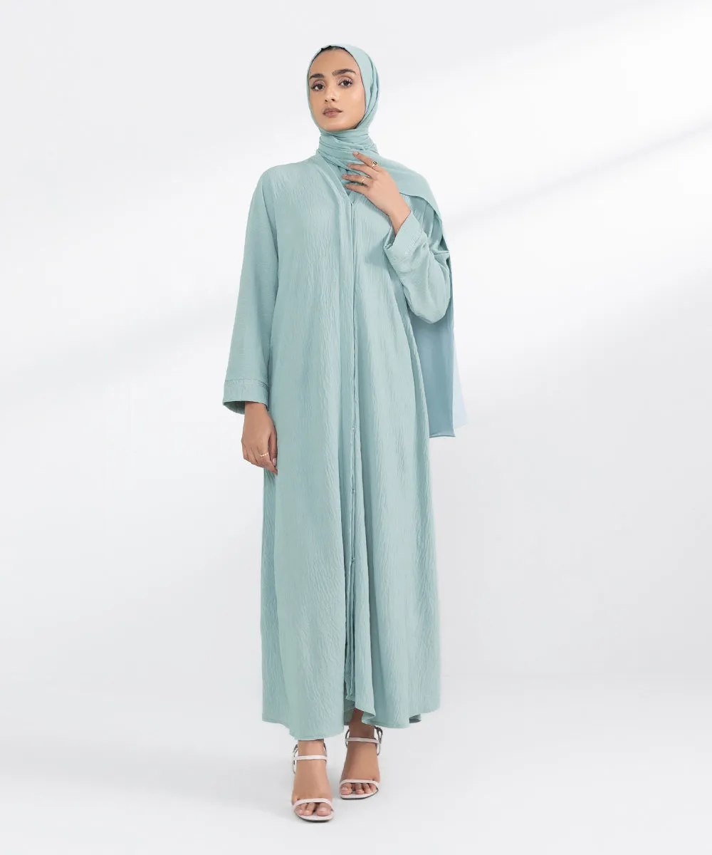 Button Through Abaya Set