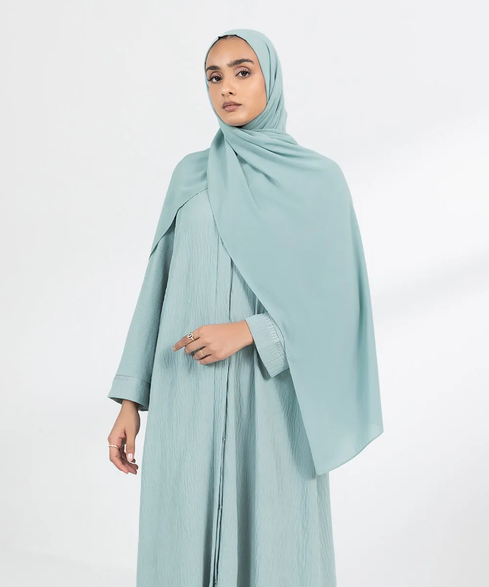 Button Through Abaya Set