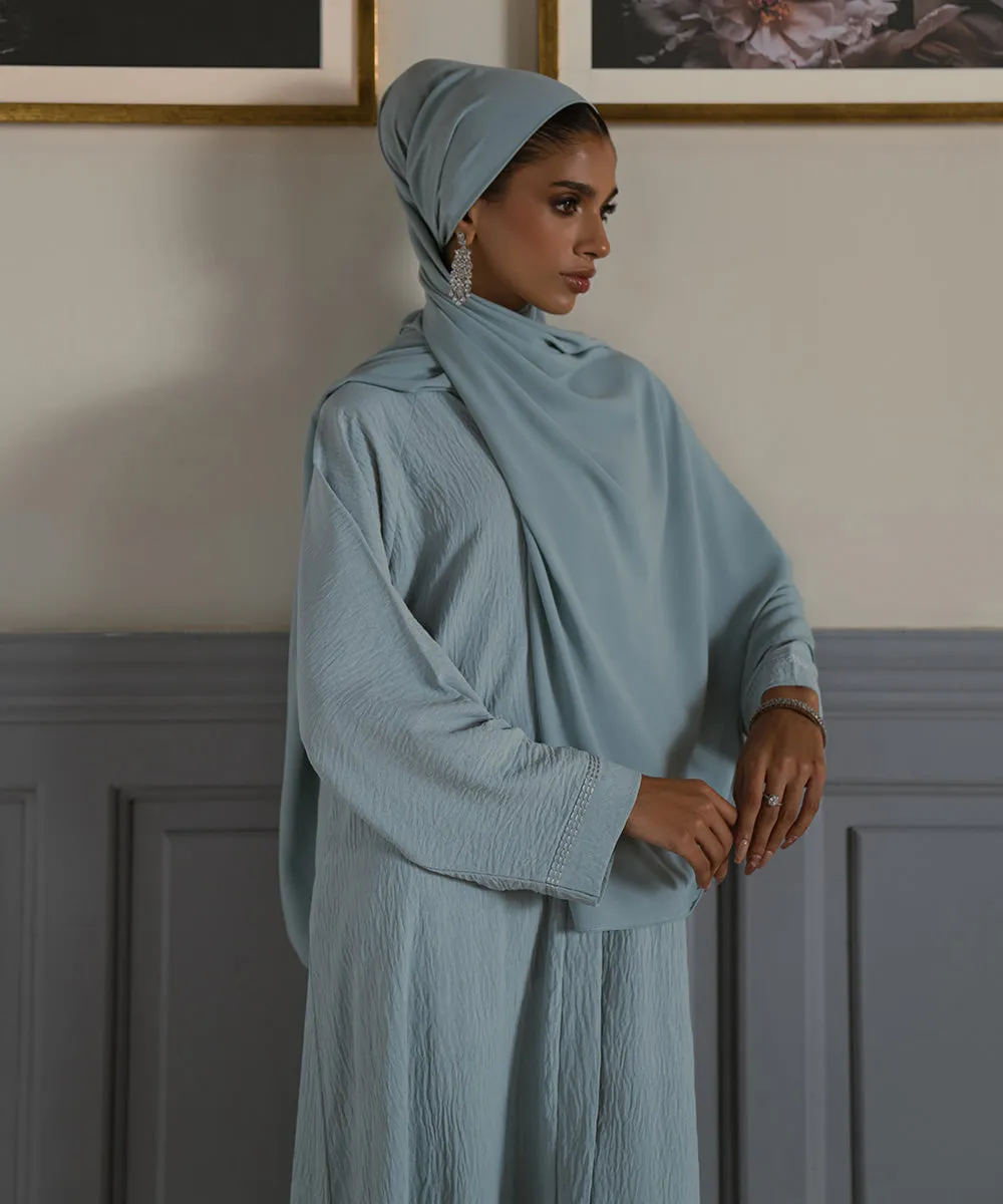 Button Through Abaya Set