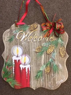 Candle Welcome Sign Downloadable Video Lesson