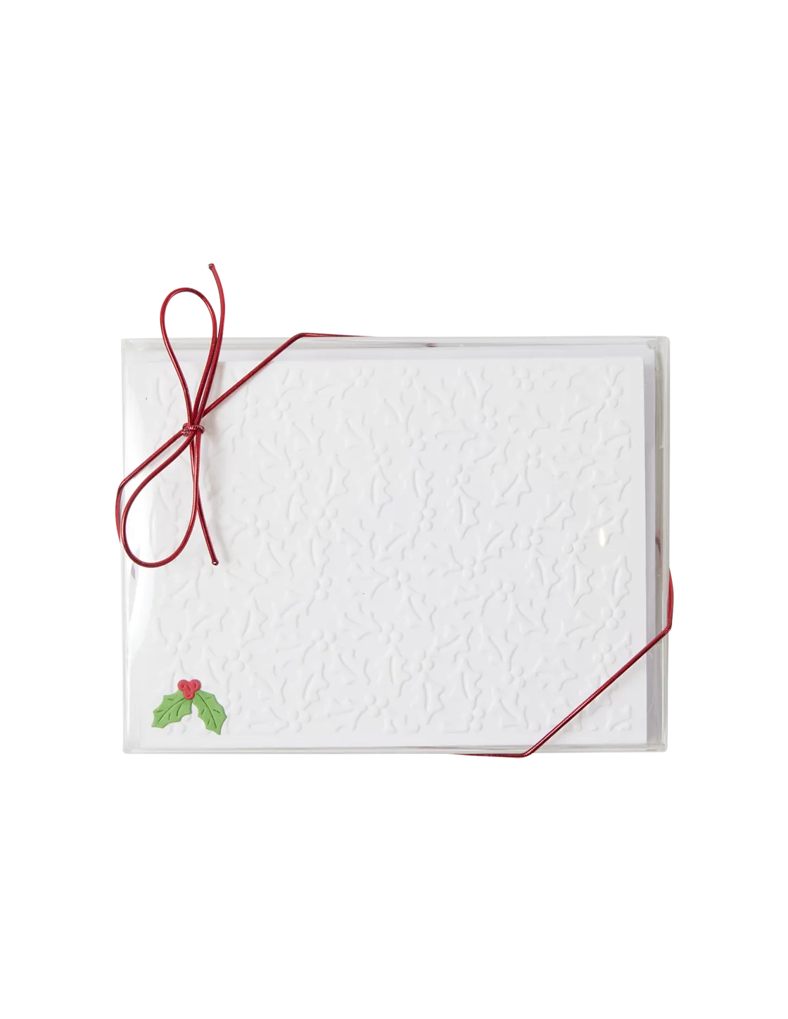 Christmas Holly Cards and Envelopes - Set of 12