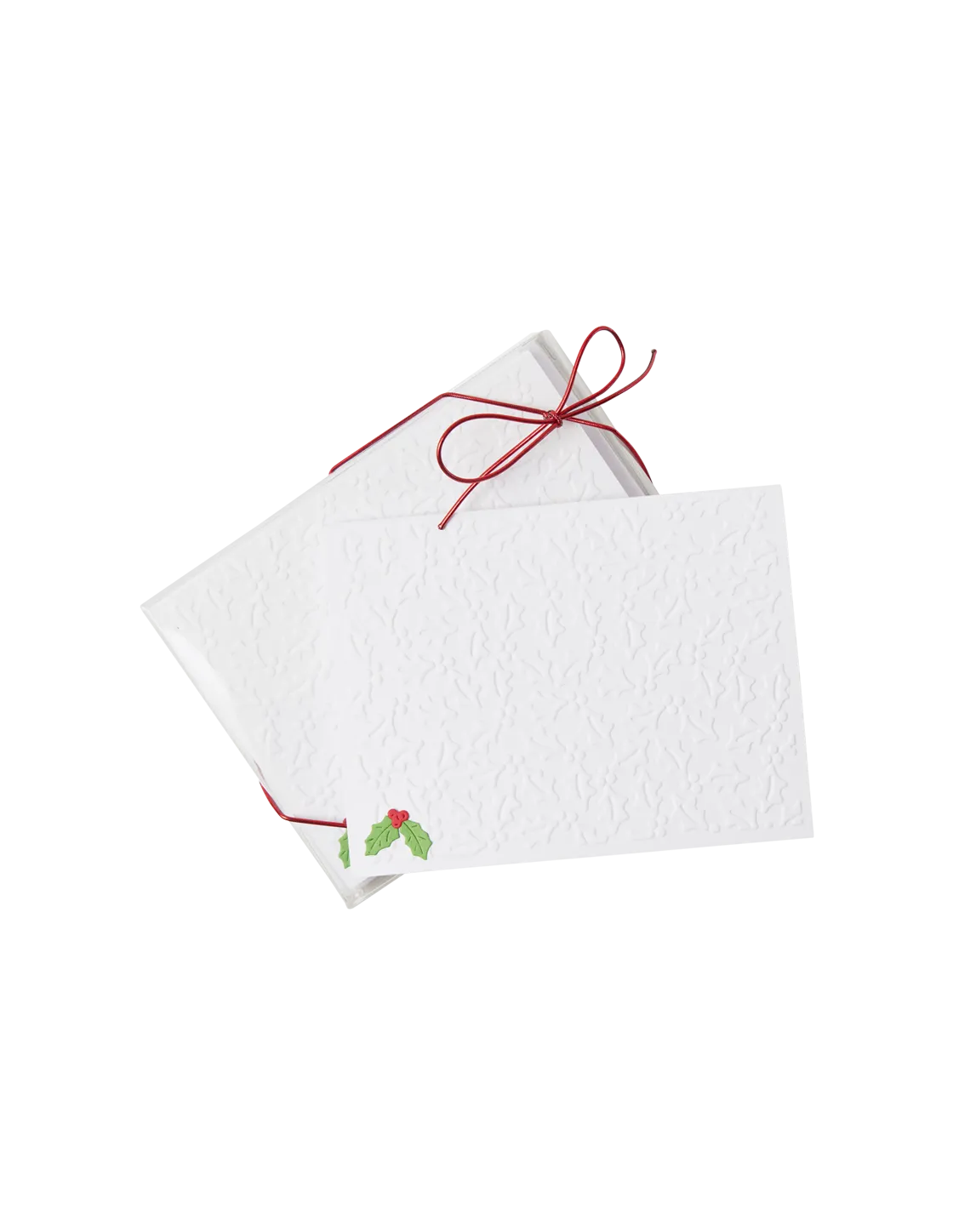 Christmas Holly Cards and Envelopes - Set of 12