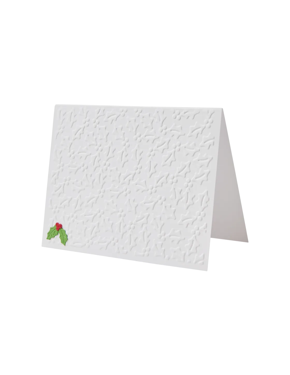 Christmas Holly Cards and Envelopes - Set of 12