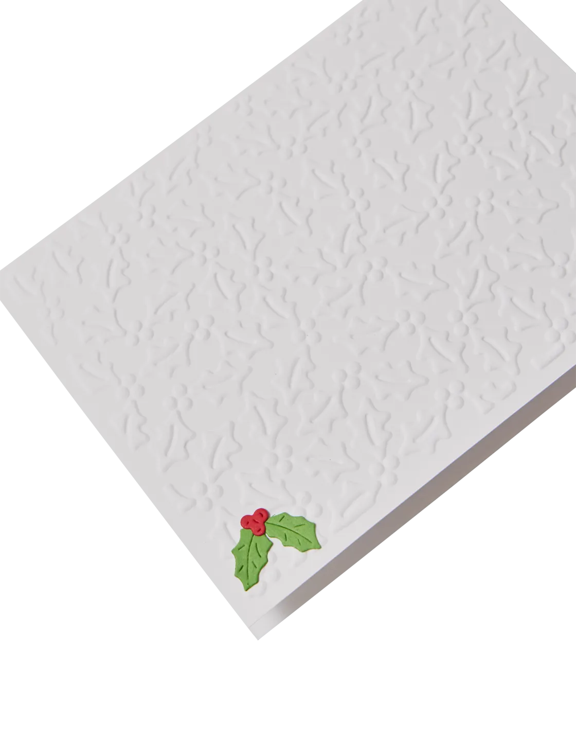 Christmas Holly Cards and Envelopes - Set of 12