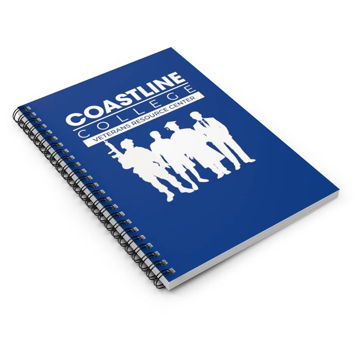 Coastline Veterans Resource Center Spiral Notebook - Ruled Line