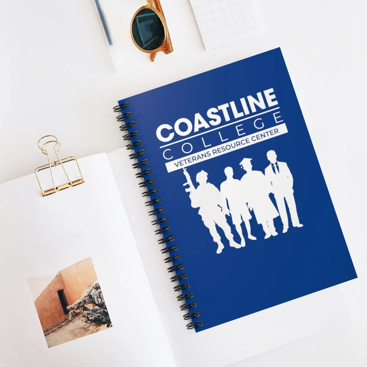 Coastline Veterans Resource Center Spiral Notebook - Ruled Line