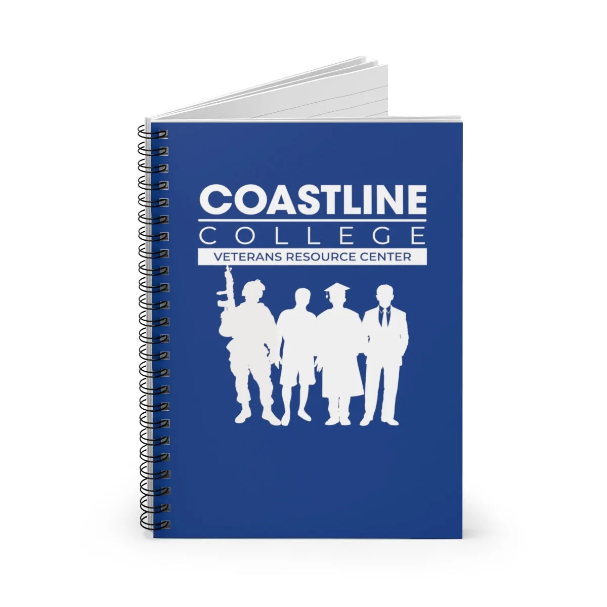 Coastline Veterans Resource Center Spiral Notebook - Ruled Line