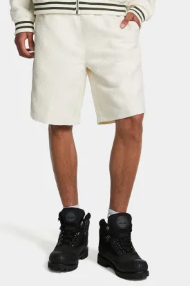 Daily Paper Shakir Shield Boucle Shorts - Off White