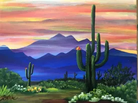 Desert Sunset Downloadable Video Lesson