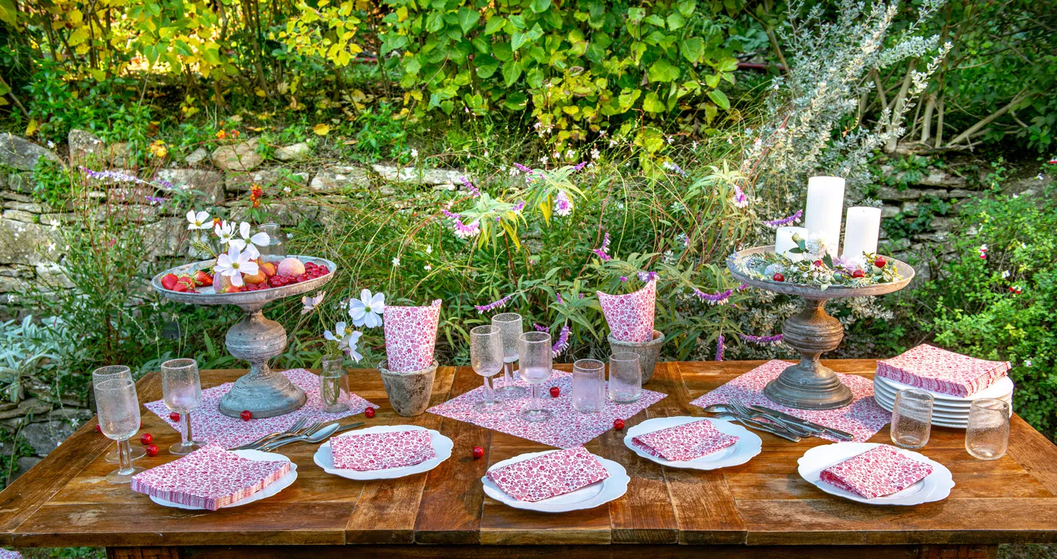 Dinner Napkins - Françoise Paviot - Liberty Rose