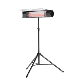 E-Glow Electric Patio Heater with Adjustable Stand 1500W