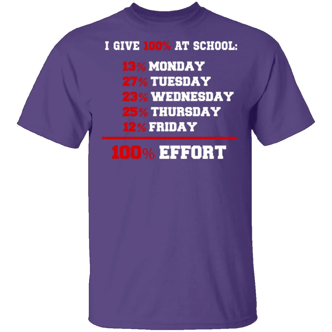 Give 100% At School T-Shirt