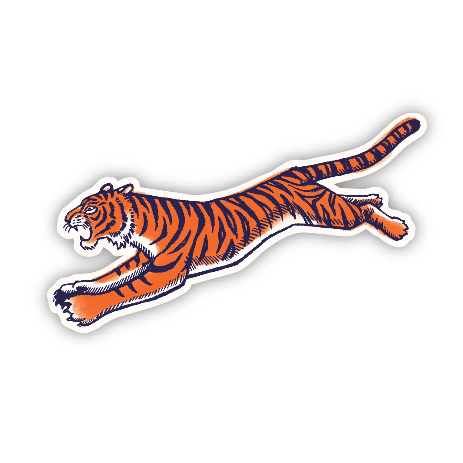 Go Tiger Decal- (Muliple Sizes)