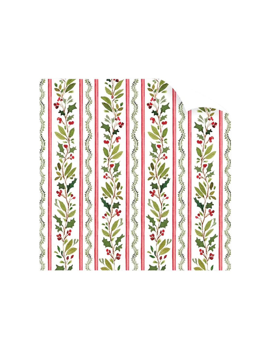 Holly Vine Wrapping Paper