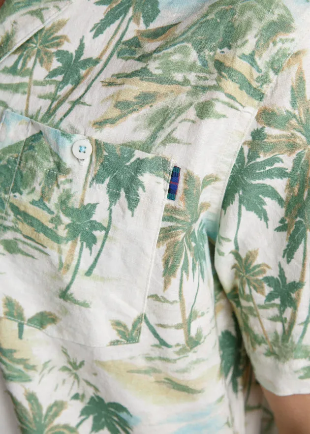 Just Beachy Vacation Men's Button Down