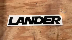 Lander Sticker