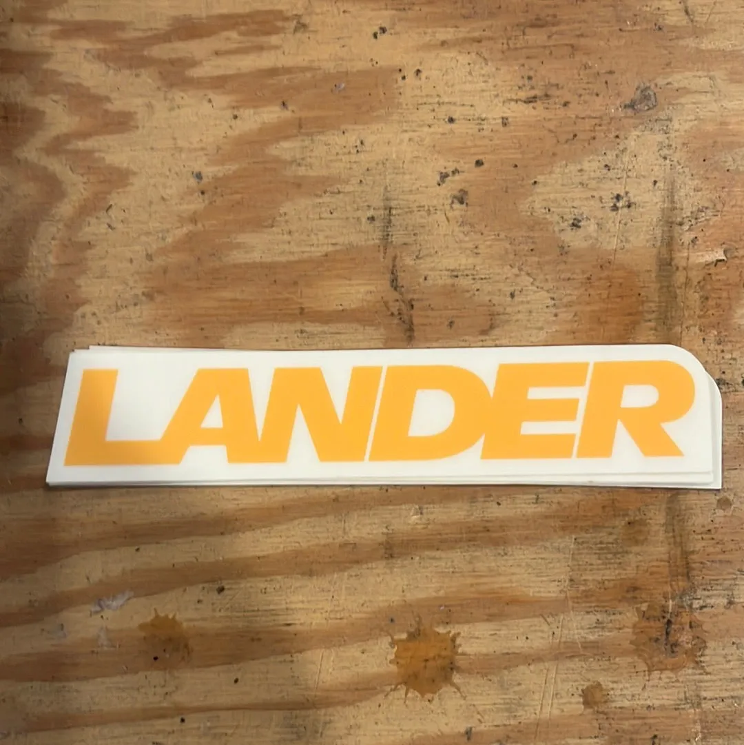 Lander Sticker