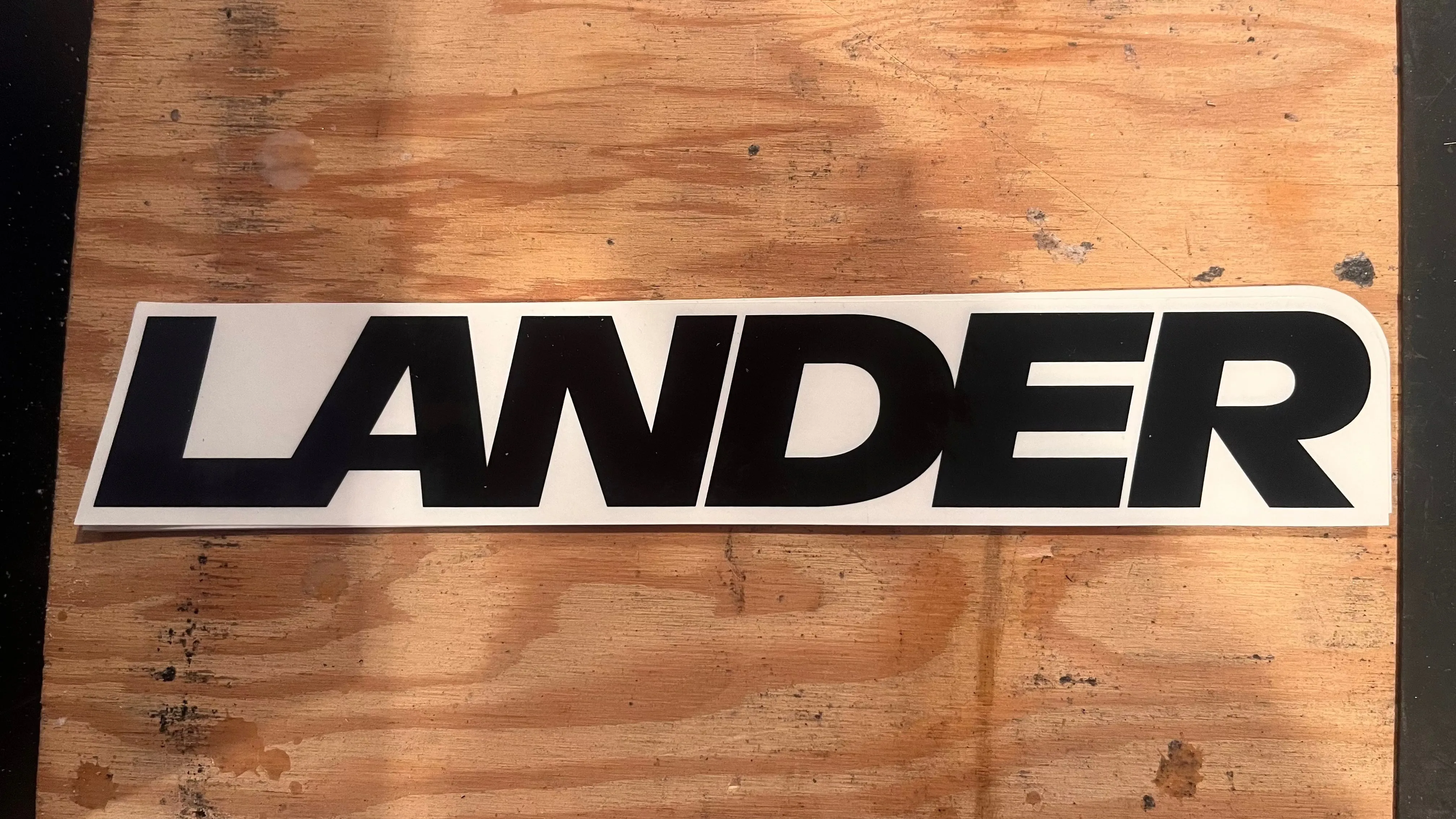 Lander Sticker