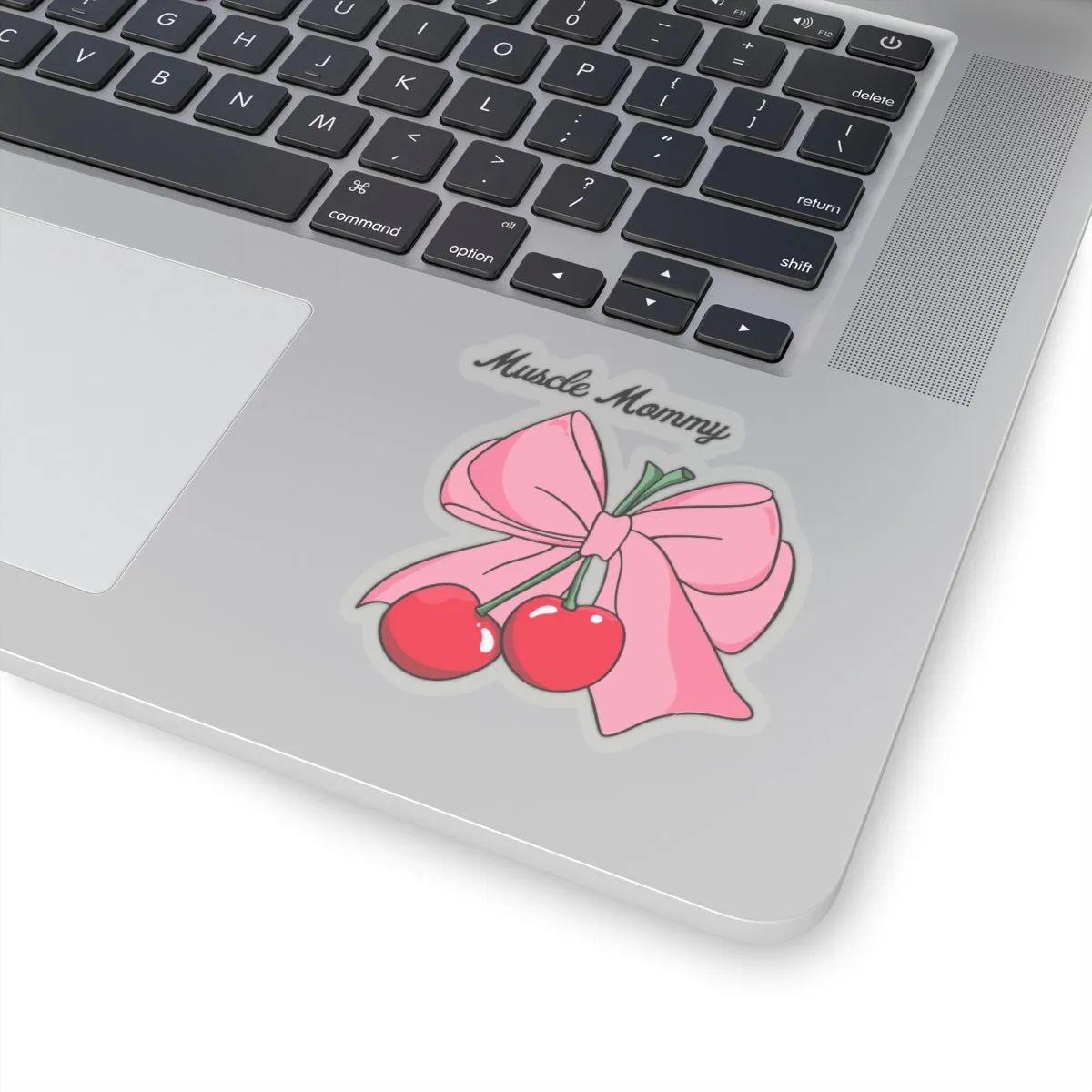 MUSCLE MOMMY BOW- STICKER