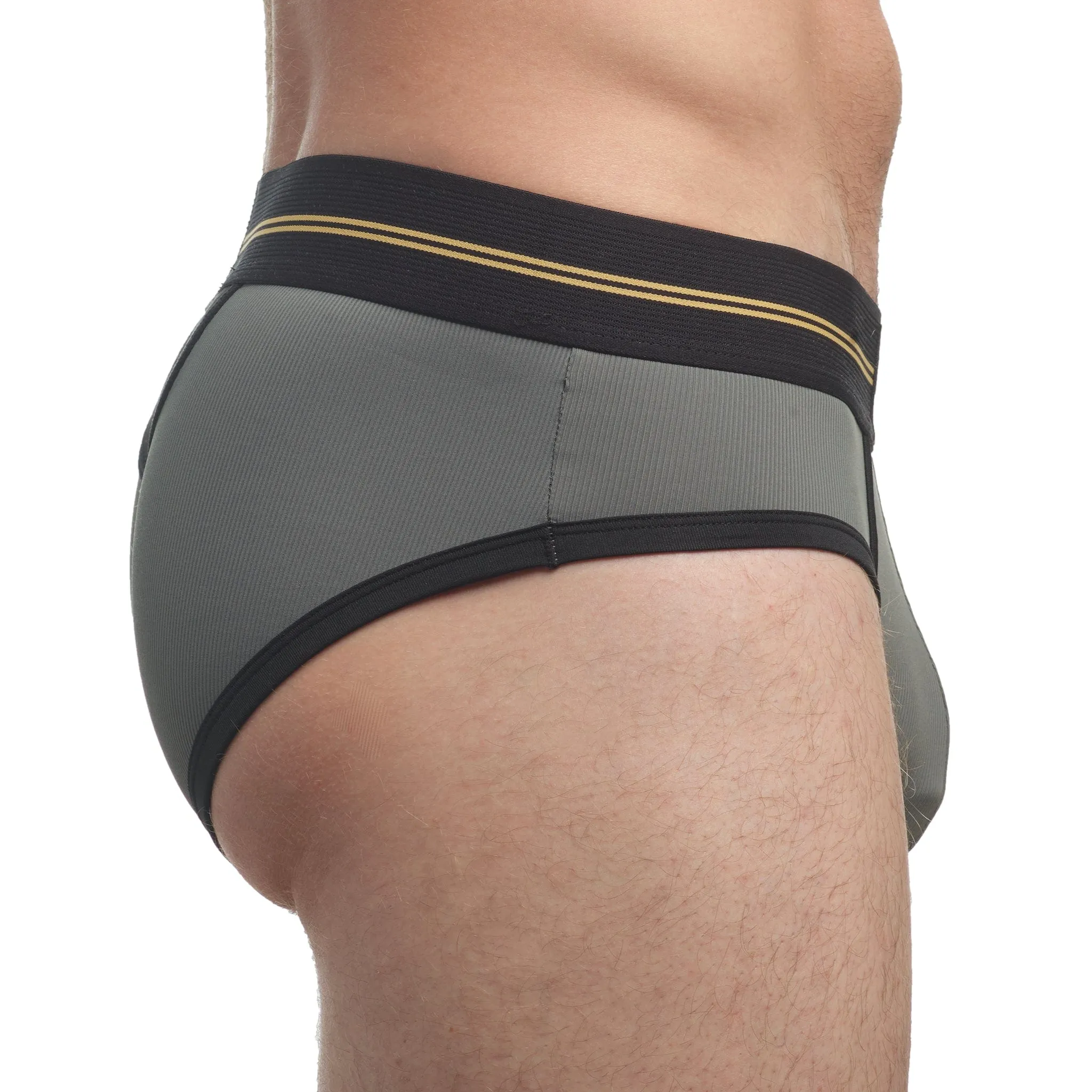 Performance Rib Brief Grey