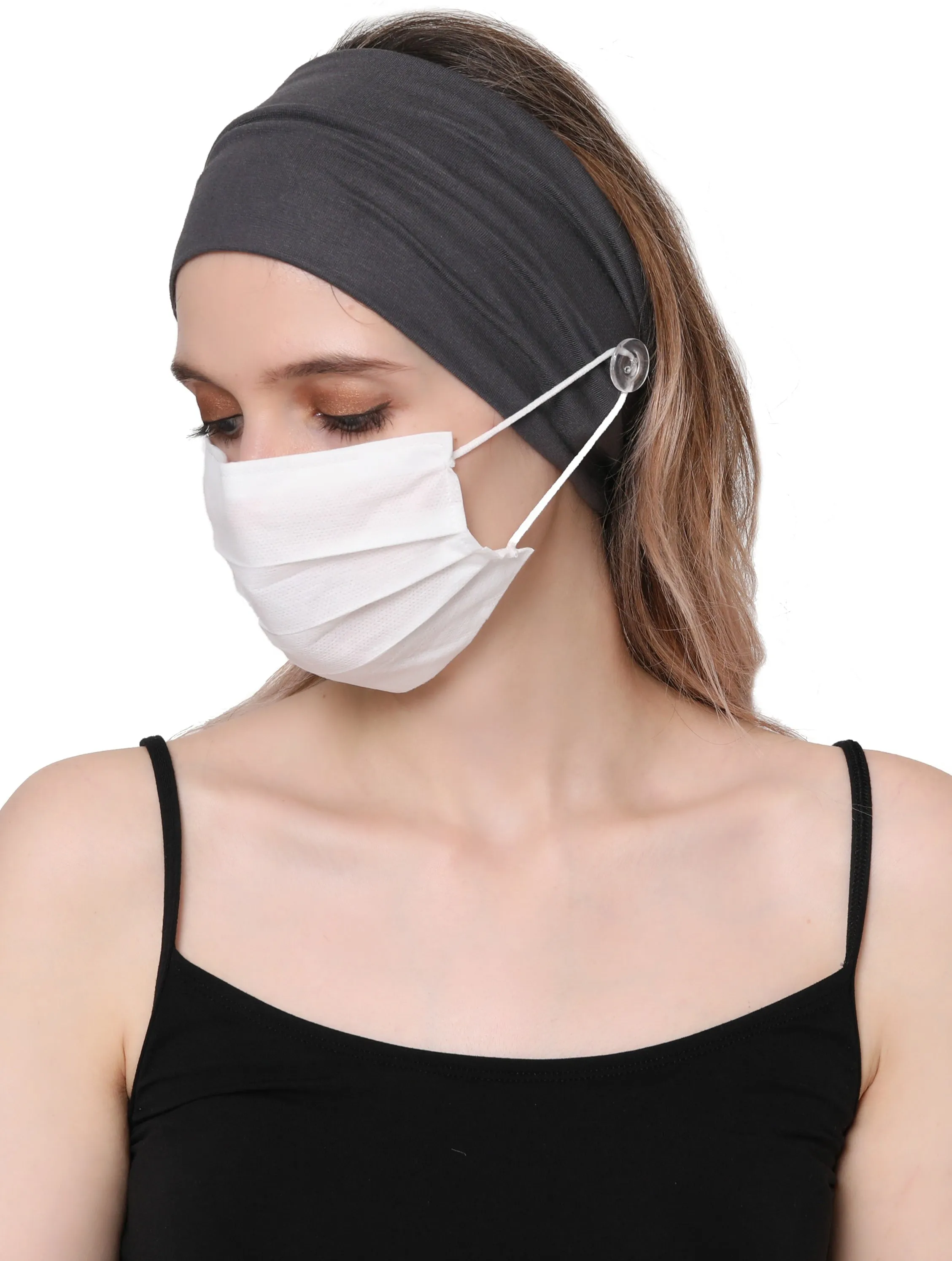 Plain Headband for Mask (Pack of 2)