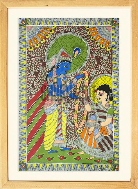 Radha & Krishna: Indian Miniature