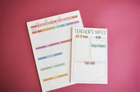 Teacher Weekly Planner