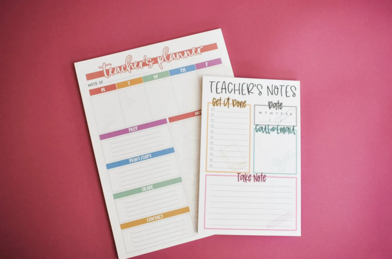 Teacher Weekly Planner