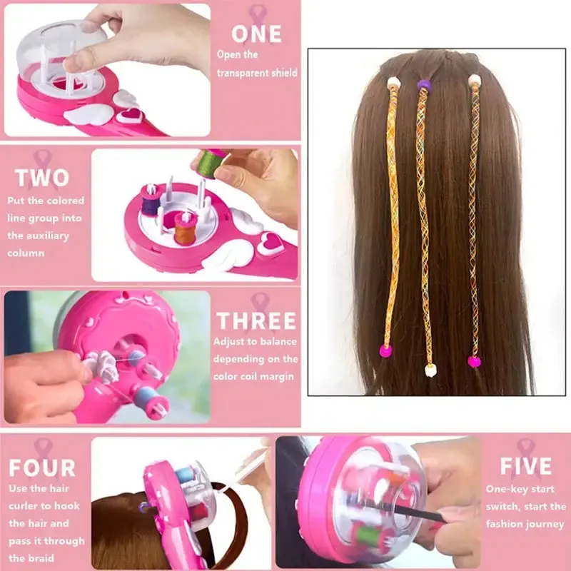 Twist & Style Electric Hair Braiding Kit