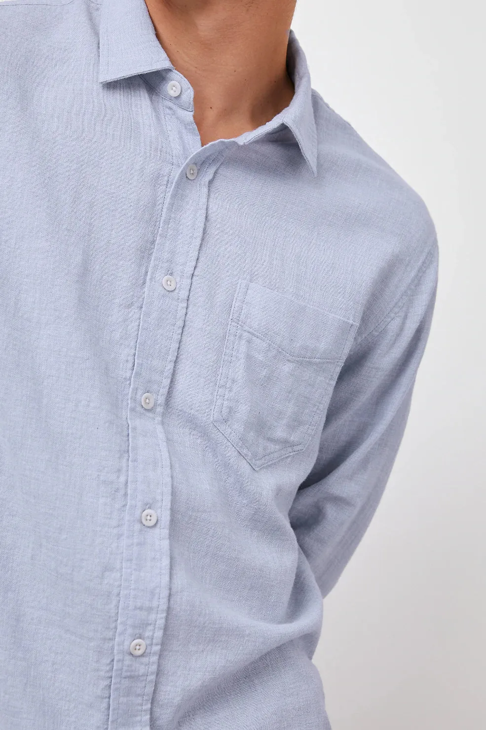 Wyatt Button Up - Blue